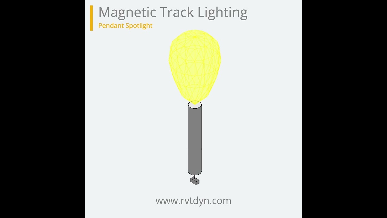 Revit & Dynamo: Magnetic Track Lighting (Pendant Spotlight) 