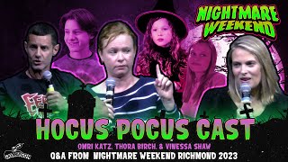 Celebrity Hocus Pocus Cast Q&A | Nightmare Weekend Richmond 2023 | Max, Dani, Allison Profile