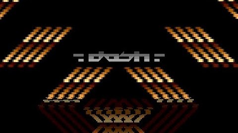 Dash (2024) - A 1024 byte intro for the Atari XE / XL 8-bit by Marquee Design