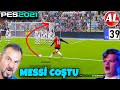 MESSİ VE RONALDO COŞTU! 25 METRE PLASE VE FRİKİK GOLLERİ! LİDERE SELAM DURUN! | PES 2021 ANALİG #39