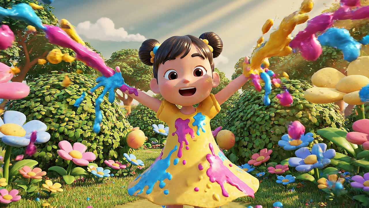 Subway Surfers Mini Dancer Slipped on Wet Streets | Nursery Rhymes for Kids & Baby Songs