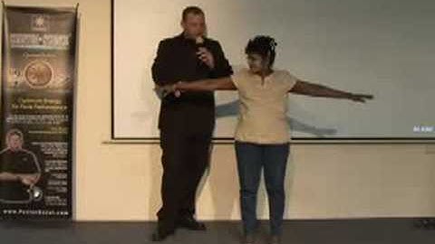 FusionExcel International Spokesman Jean Daniels performing QP Balance Demo