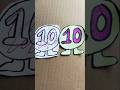 Perfect Cut ✂️ Number 10 #art #colorful #drawing #fun #diy #colors #shortvideo #shorts #funny #fyp
