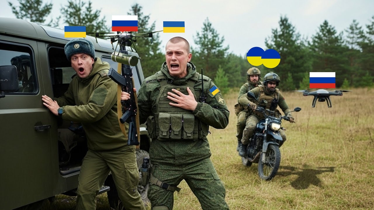 Rare Footage Shows Russian FPV Drones Striking Ukrainian Troops - YouTube