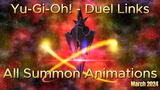 Yu-Gi-Oh! Duel Links All Summon Animations March 2024