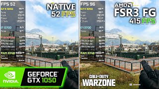 GTX 1050 | COD Warzone 3 - AMD FSR 3 Frame Generation