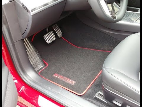 Tapis sur mesure personnalisés pour Tesla model 3 par Éléctron libre