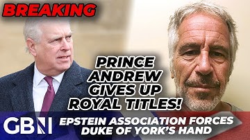 BREAKING: Prince Andrew DROPS Duke of York royal title over Jeffrey Epstein scandal