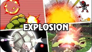 Evolution of Pokémon Moves - EXPLOSION (1996 - 2019)