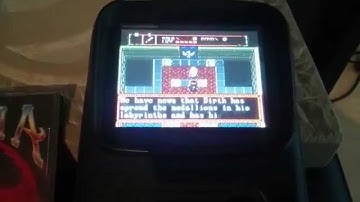 Turbo Express with LCD-Mod playing neutopia