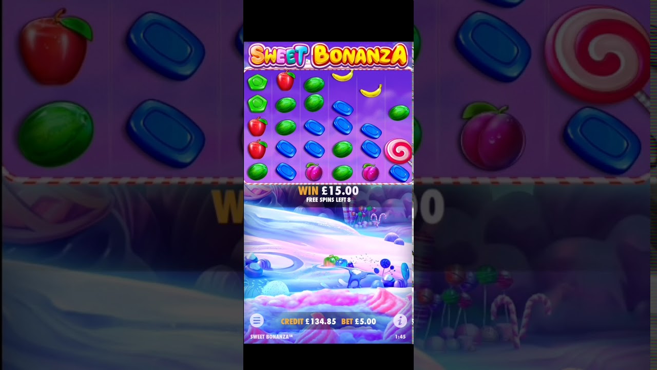SWEET BONANZA SLOT £5 BONUS BIG WIN!! - YouTube