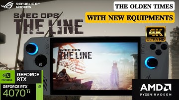Spec Ops: The Line | RoG Ally Gameplay | 1080p / 90Fps, 4k-Turbo Mode | Windows OS, RC71L Z1 Extreme