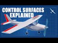 Aircraft Control Surfaces Explained | Ailerons, flaps, elevator, rudder and more