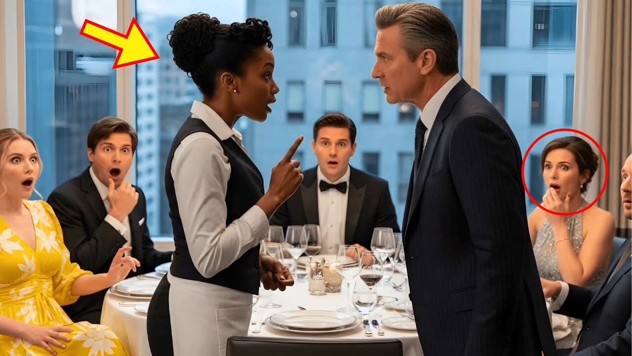 MILLIONAIRE FAMILY MOCKED BLACK WAITRESS AS ‘UNEDUCATED’ — SHE SHOCKS EVERYONE BY SPEAKING MANY...
