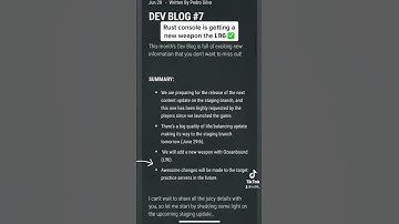 The L96 is coming to rust console #shorts