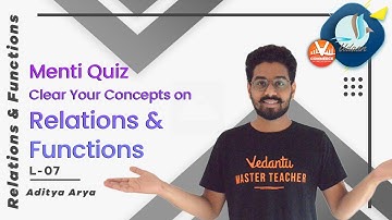 Relations & Functions | Menti Quiz | Clear Your Concepts on Relations & Functions | Vedantu Commerce