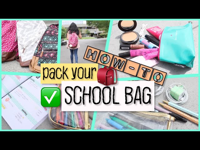 5 tips to make your childs School Bag lightweight Malayalam  Dofody