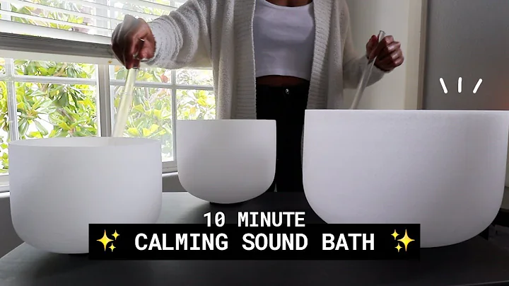 10 minute calming sound bath  | for unwinding, de-...