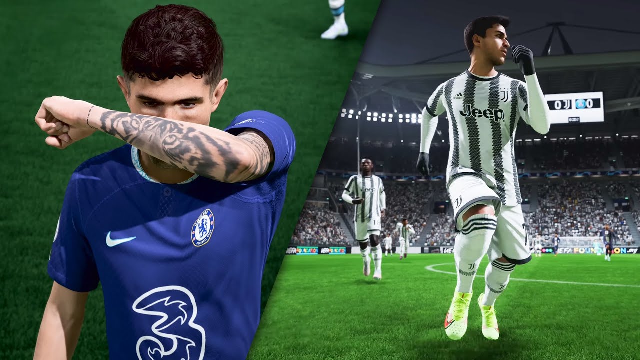 FIFA 23 vs FIFA 22 Faces #fy #foryou #ps5 #fifa23 #easportsfc