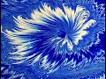 'Into the Blue'   A Magic Dome Pour Using Only 2 Colors! / Fluid Art / Acrylic Pouring Tutorial