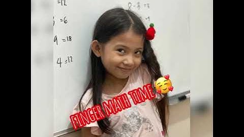 FINGER MATH COUNTING 1-100 ✋🏼☝🏼✌🏼👧🏻