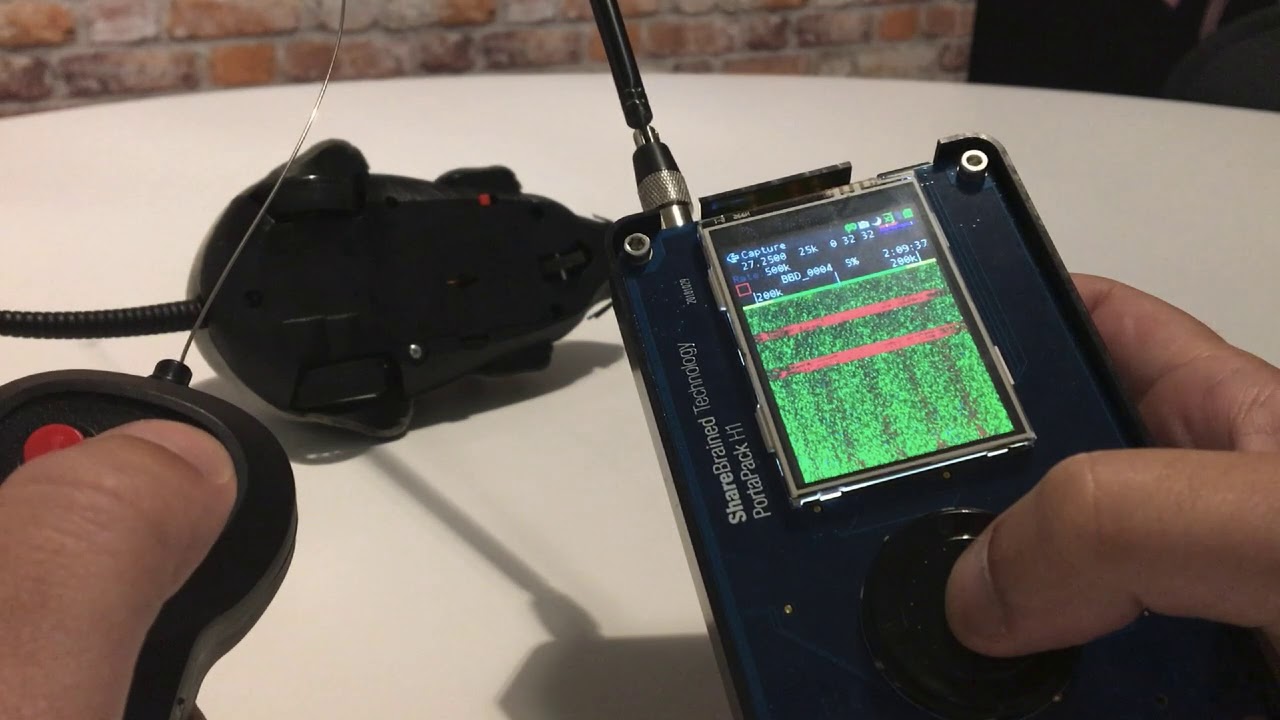 Using Hackrf With Portapack On A Rc Mouse Youtube