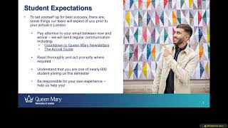 Pre-Arrival Information Session: September Associates