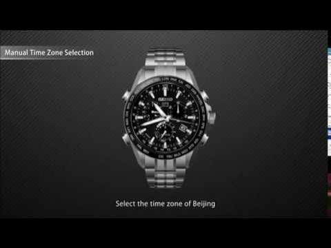 Seiko Astron Video Manual Manual Time Selection - YouTube