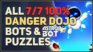 Astro Bot Danger Dojo All Bots and Puzzle Pieces Collectibles 100% Walkthrough