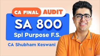 SA 800 Revision | CA Final Audit May/Nov-24 Exams | CA Shubham Keswani (AIR 8)