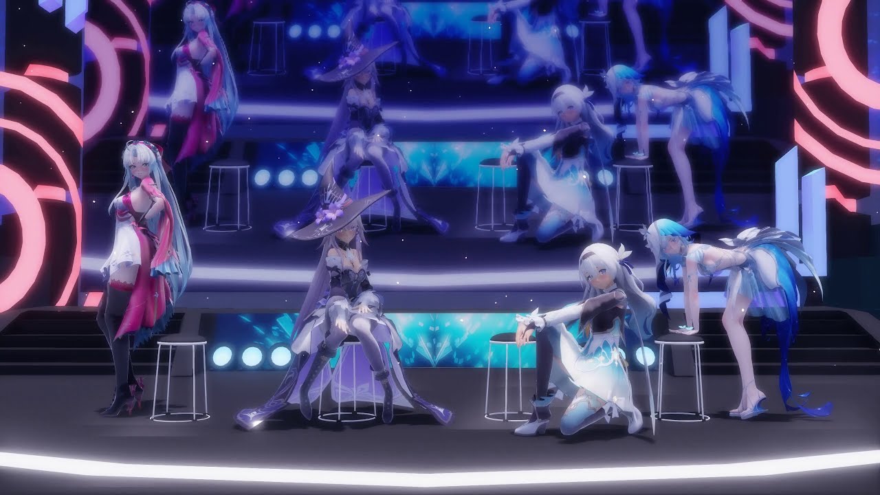 [Honkai: Star Rail x Wuthering Waves MMD] Rollin' - Carlotta x Firefly x T.Herta x Shorekeeper