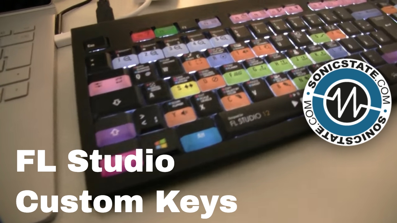 MESSE 2017: FL Studio Logickeyboard - Shortcuts Galore - YouTube