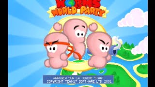 [Ps1] Introduction du jeu "Worms World Party" de l'editeur Atari (2001)