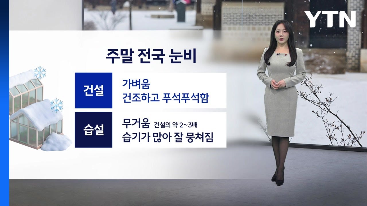 [이슈날씨] 내일 전국 눈비… 중부 강하고 많은 눈 / YTN