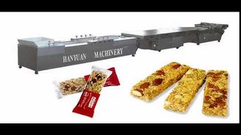 Full automatic cereal bar/protein bar/energy bar production line(HAN YUAN MACHINERY)