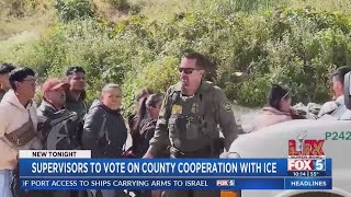 Supervisors to vote on county cooperation with ICE