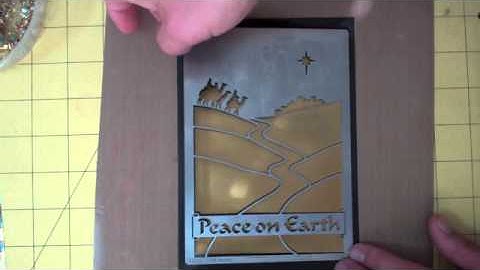 Dreamweaver Stencils Gold Leafing Technique