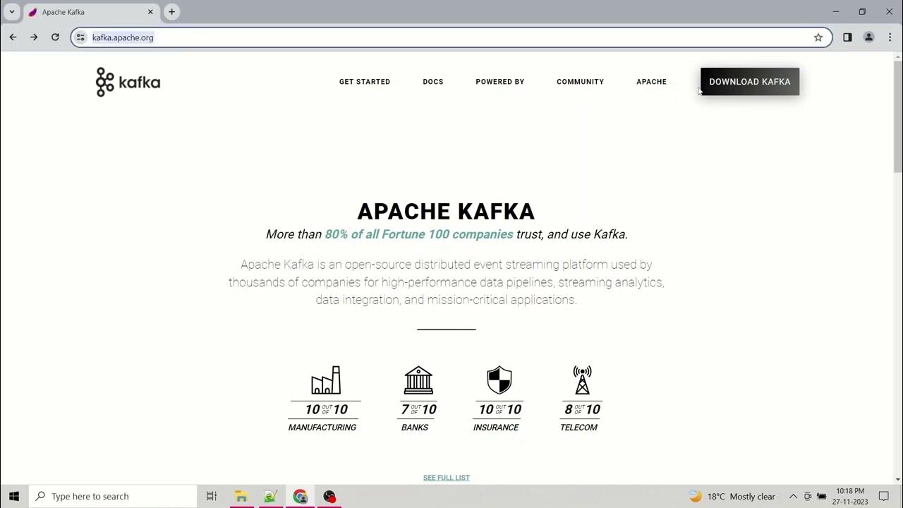 How to download install and run apache kafka on windows windows10