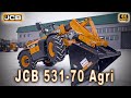 Телескопический погрузчик JCB 531-70 Agri - золотая рука в сельском хозяйстве