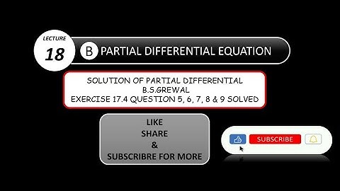 Bs grewal Solution Exercise17.4 || Question 5,6,7,8&9 ||LECTURE 18B|| For PDF lectures join telegram