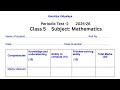 Class 5th Maths sample question paper for NCERT learners for PT 2 ( 2025 - 2026)