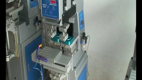 2-color pad printing machine with sealed ink cup (MINI2/S)