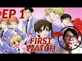 Ouran High School Host Club First EVER Impressions | Anime Redive | Live Reaction Episode 1