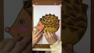 DIY 3D Hedgehog Craft | Easy Step-by-Step Paper Art Tutorial
