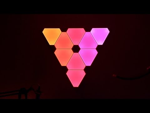 Nanoleaf Aurora Review - Triangle LED Panels 