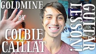 Goldmine by Colbie Caillat Guitar Tutorial // GUITAR LESSON FOR BEGINNERS!