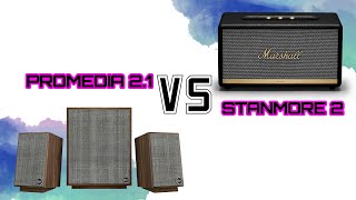 KLIPSCH PROMEDIA 2.1 VS MARSHALL STANMORE 2 - SOUND TEST |  liệu stanmore 2 có chơi lại klipsch ???