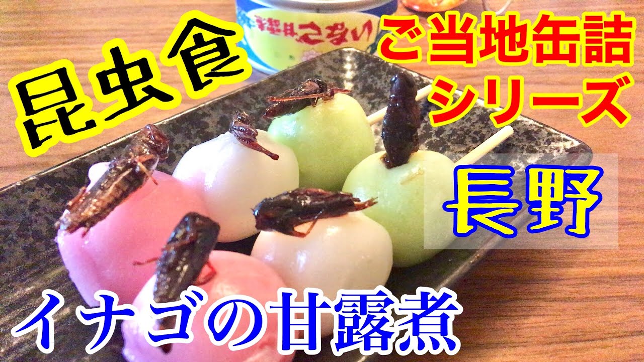 イナゴ甘露煮 昆虫食でぼっち飲み 原田商店花九曜印 Youtube