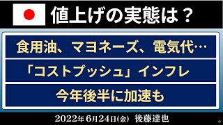 日本の値上げ 実態は?5月もCPI2%超(2022/6/24)