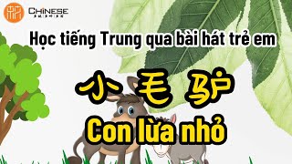 [PINYIN   VIETSUB] Học tiếng Trung qua bài hát Xiǎo máo lǘ 小毛驴 Chú lừa con